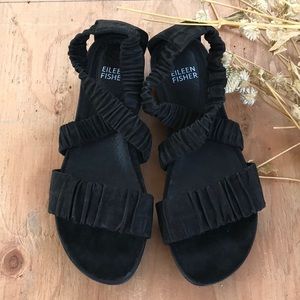Eileen Fisher criss cross sandals